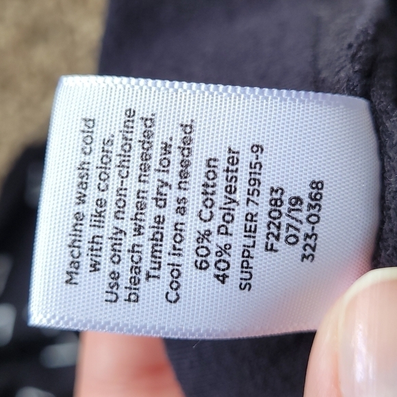 Okie Dokie 4T black joggers with V design - Picture 6 of 7